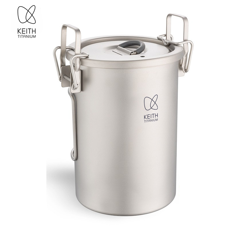 Camping Hiking Cooking - Olla para Arroz KEITH de Titanio
