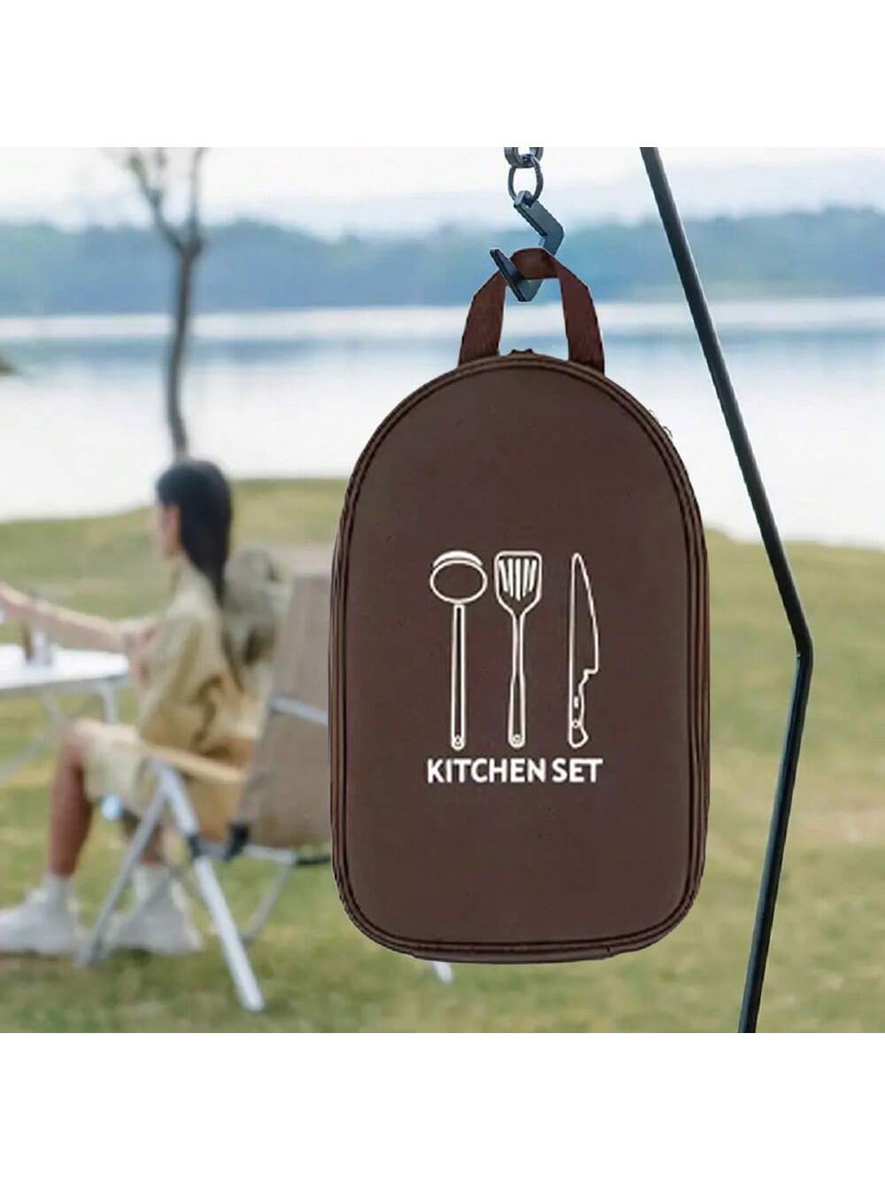 Camping Cooking Container - Bolsa de almacenamiento de utensilios de