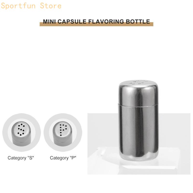 Camping Cooking Container - Dispensadores sal pequeños, tarros especias duraderos,