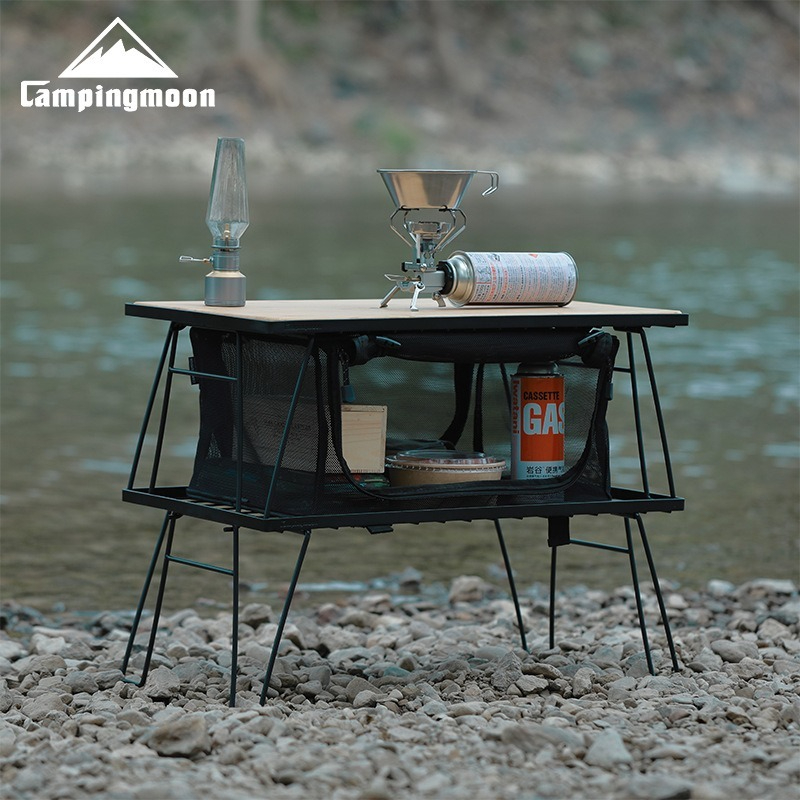Camping Cooking Table - CAMPINGMOON T230: estante multiusos para guardar