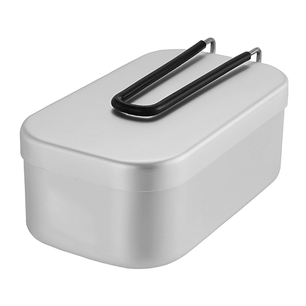 Camping Cooking Organizer - Fiambreras de aluminio de 800ML, utensilios