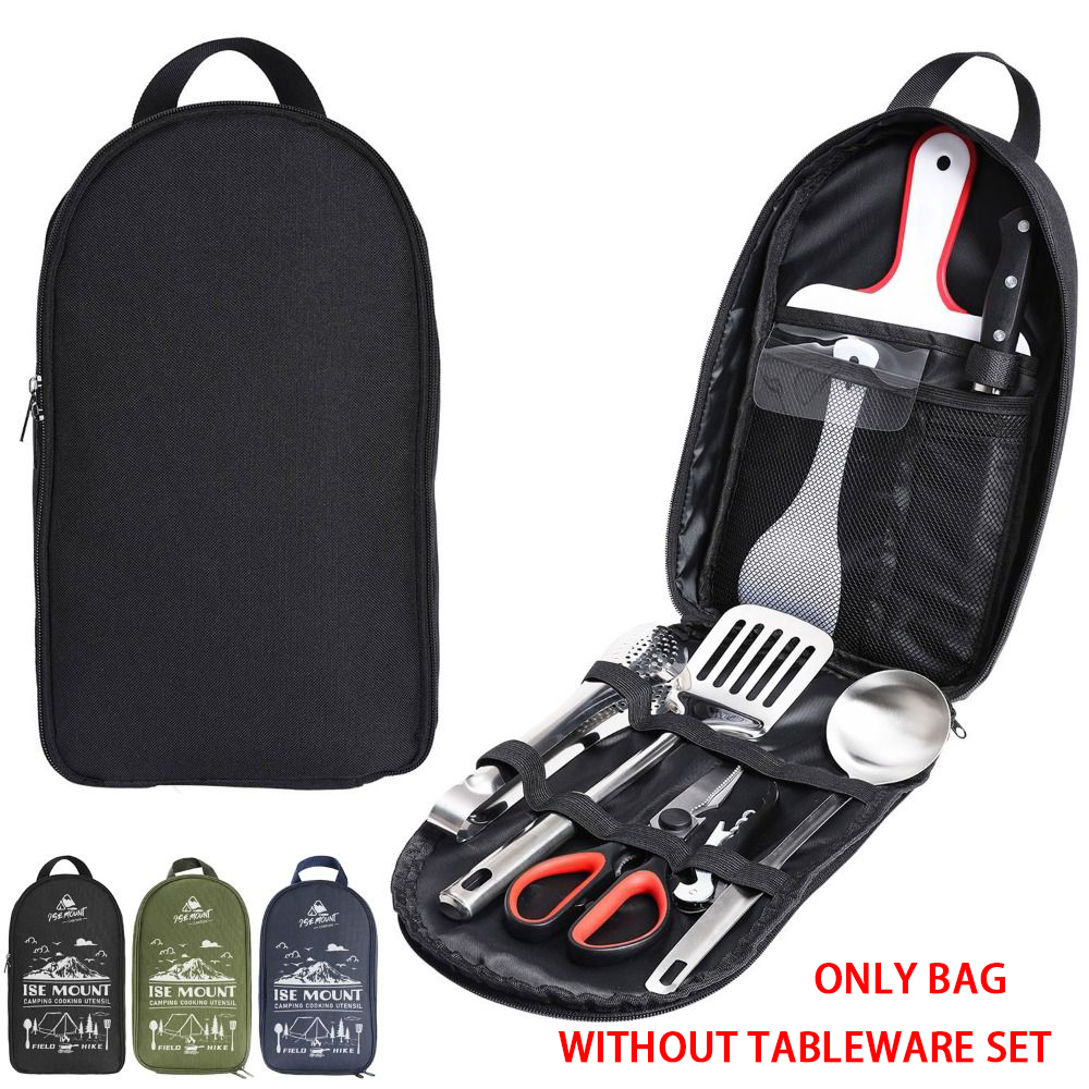 Camping Cooking Organizer - Juego de utensilios de Picnic, bolsa