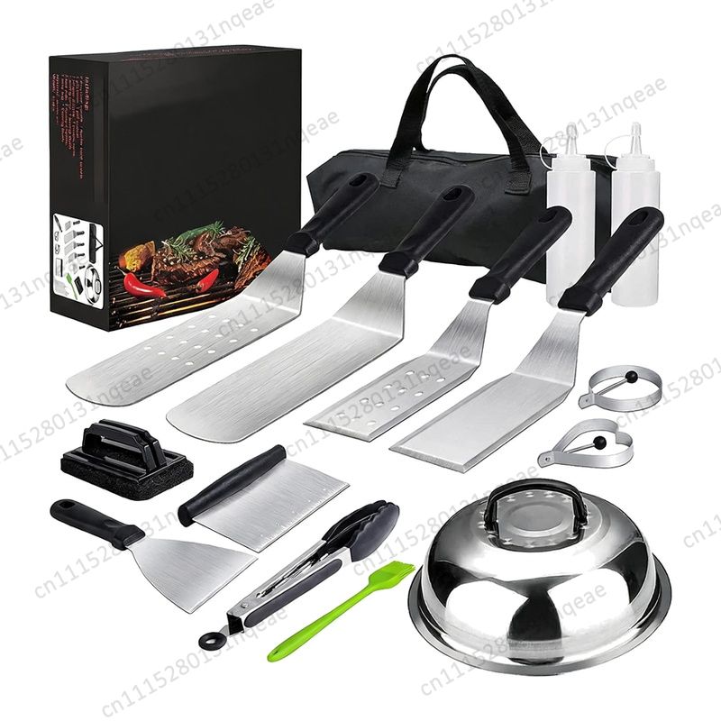 Camping Cooking Flat Top - Kit de accesorios para bandeja de