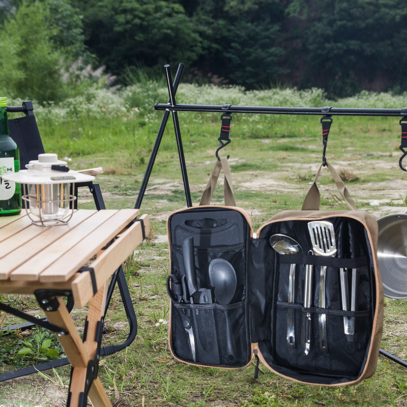 Juego de Utensilios de Cocina  - Camping Cooking Organizer reseña y precio