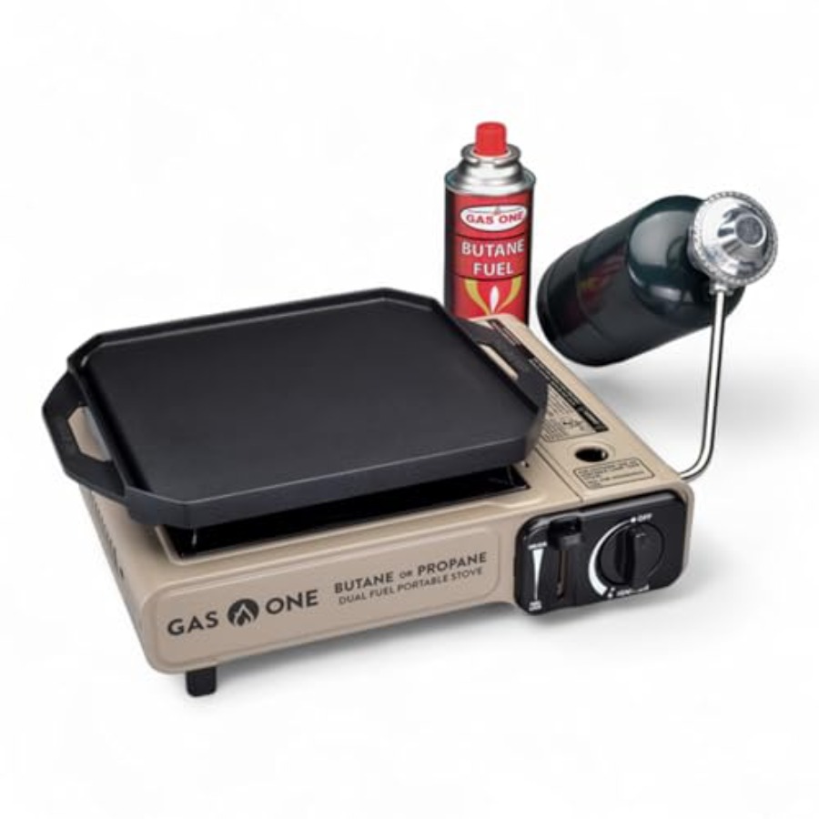GasOne GS-3400P-KIT Parrilla d - Camping Cooking Flat Top reseña y precio