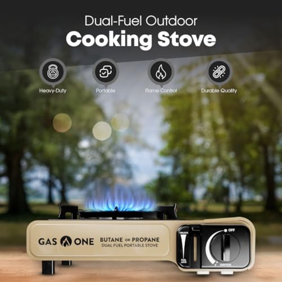 GasOne GS-3400P-KIT Parrilla d - Camping Cooking Flat Top reseña y precio