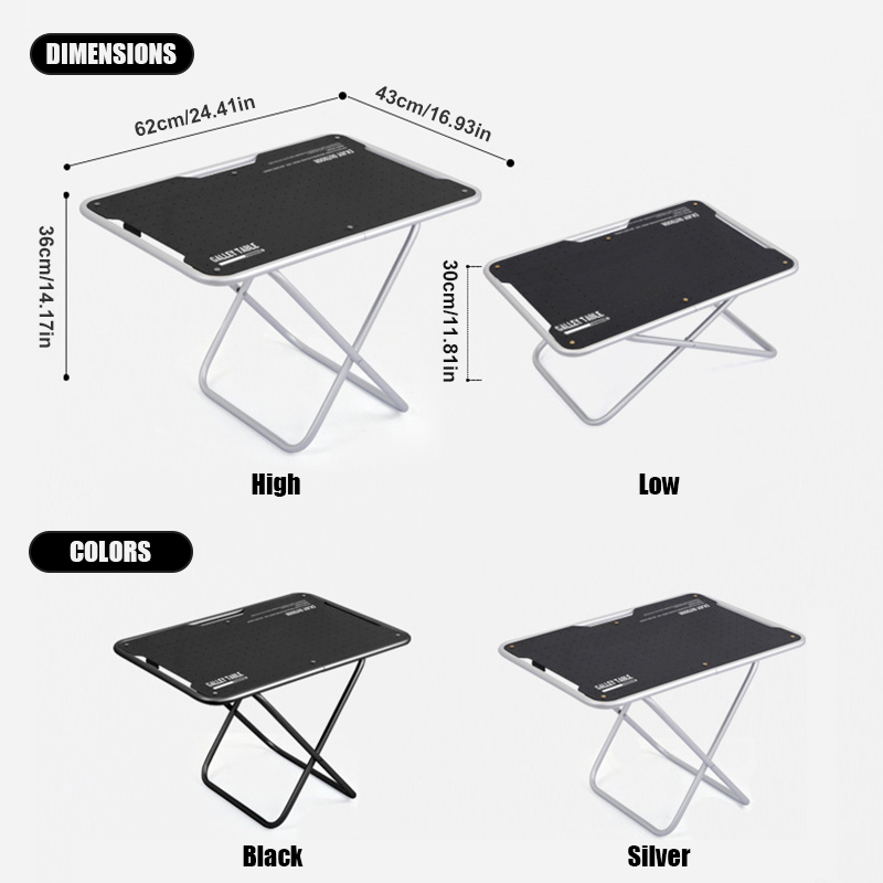 Mesa plegable para acampar al  - Camping Cooking Table reseña y precio