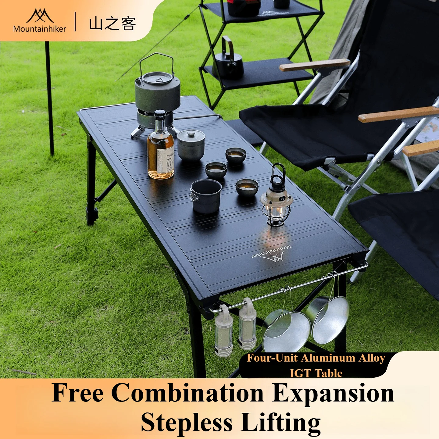 Mountainhiker Camping elevador - Camping Cooking Table reseña y precio