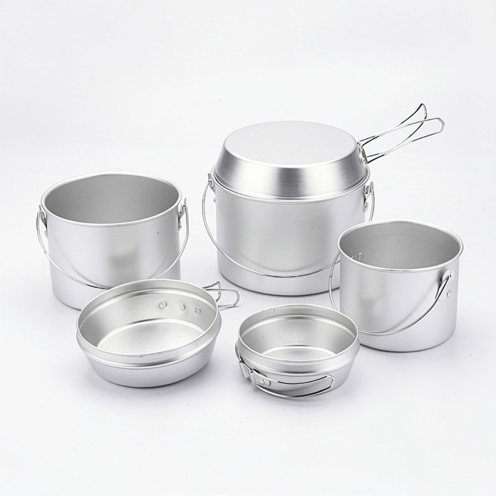 Juego de ollas de aluminio por - Camping Cooking Dining Set reseña y precio