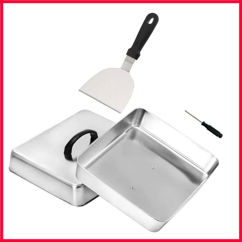 Cubierta cuadrada XX9B con par - Camping Cooking Flat Top reseña y precio