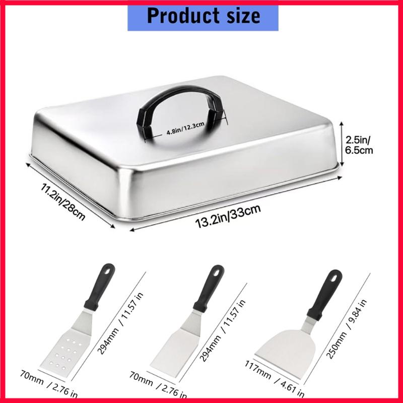 Cubierta cuadrada XX9B con par - Camping Cooking Flat Top reseña y precio
