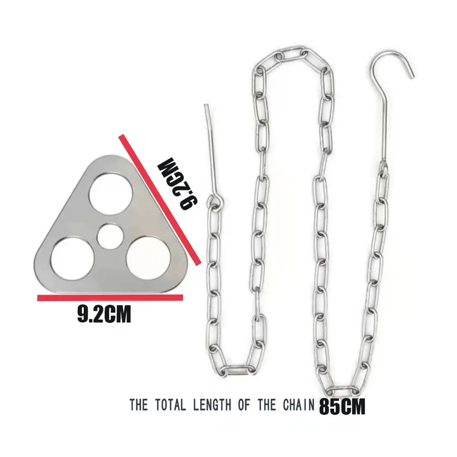 Trípode portátil de acero inox - Camping Hiking Cooking reseña y precio