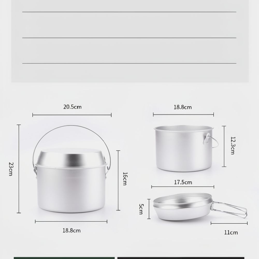 Juego de utensilios de cocina  - Camping Cooking Dining Set reseña y precio