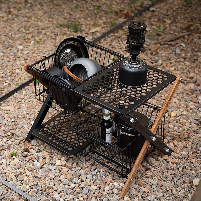 Cesta de Almacenamiento Plegab - Camping Cooking Table reseña y precio