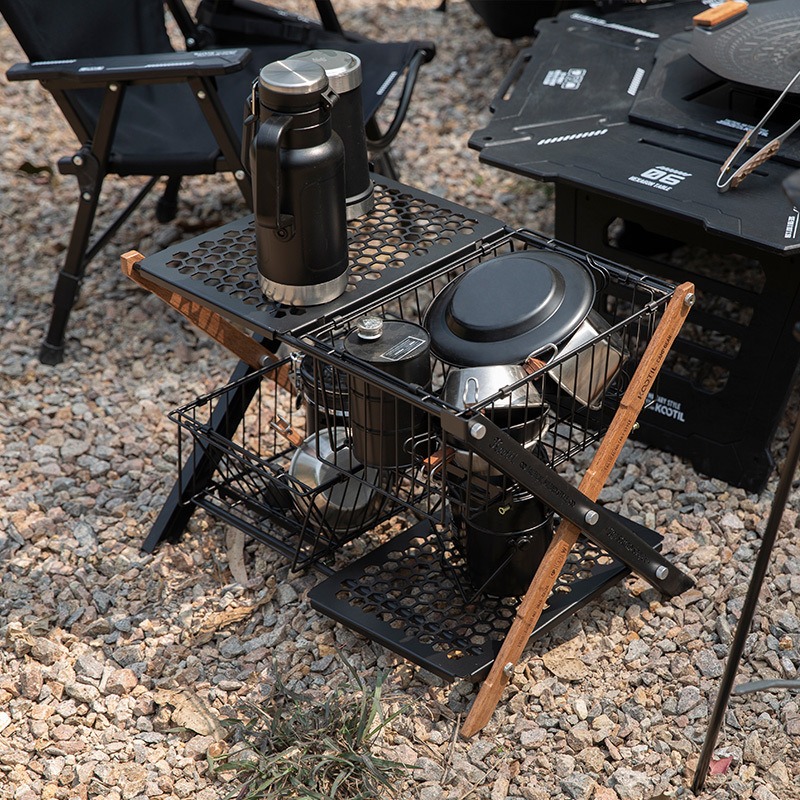 Cesta de Almacenamiento Plegab - Camping Cooking Table reseña y precio
