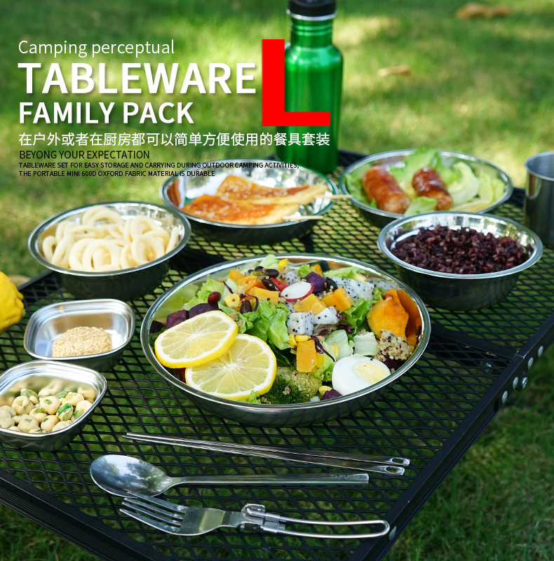 Juego de platos de comedor por - Camping Cooking Dining Set reseña y precio