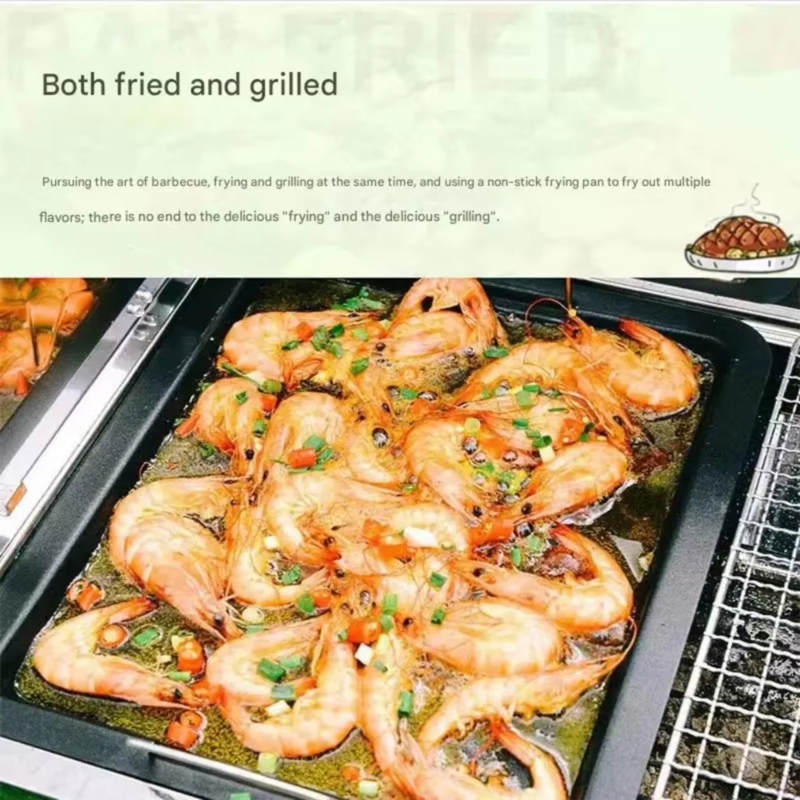 Plancha antiadherente de hierr - Camping Cooking Flat Top reseña y precio