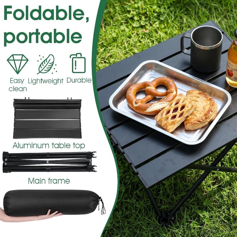 Mesa plegable portátil para ac - Camping Cooking Table reseña y precio