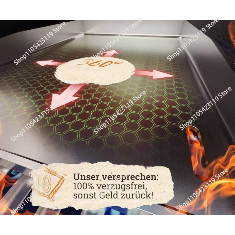 Plancha de Acero Inoxidable pa - Camping Cooking Flat Top reseña y precio
