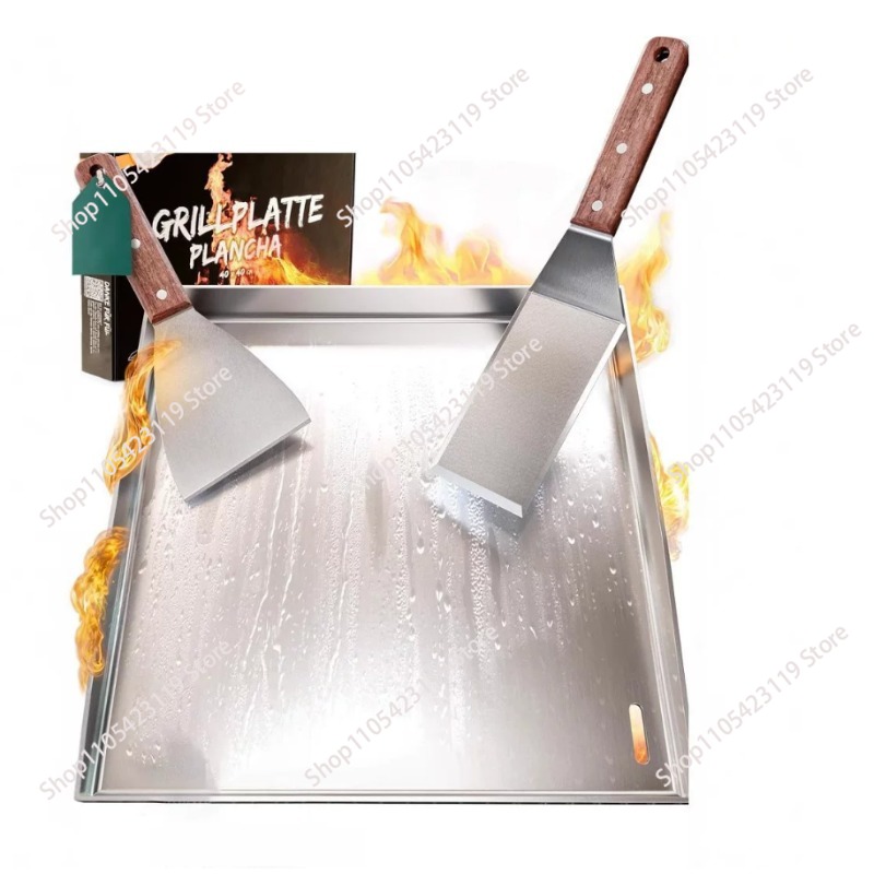 Plancha de Acero Inoxidable pa - Camping Cooking Flat Top reseña y precio