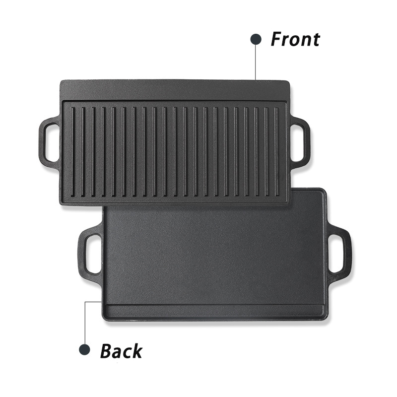 Plancha de hierro fundido de d - Camping Cooking Flat Top reseña y precio
