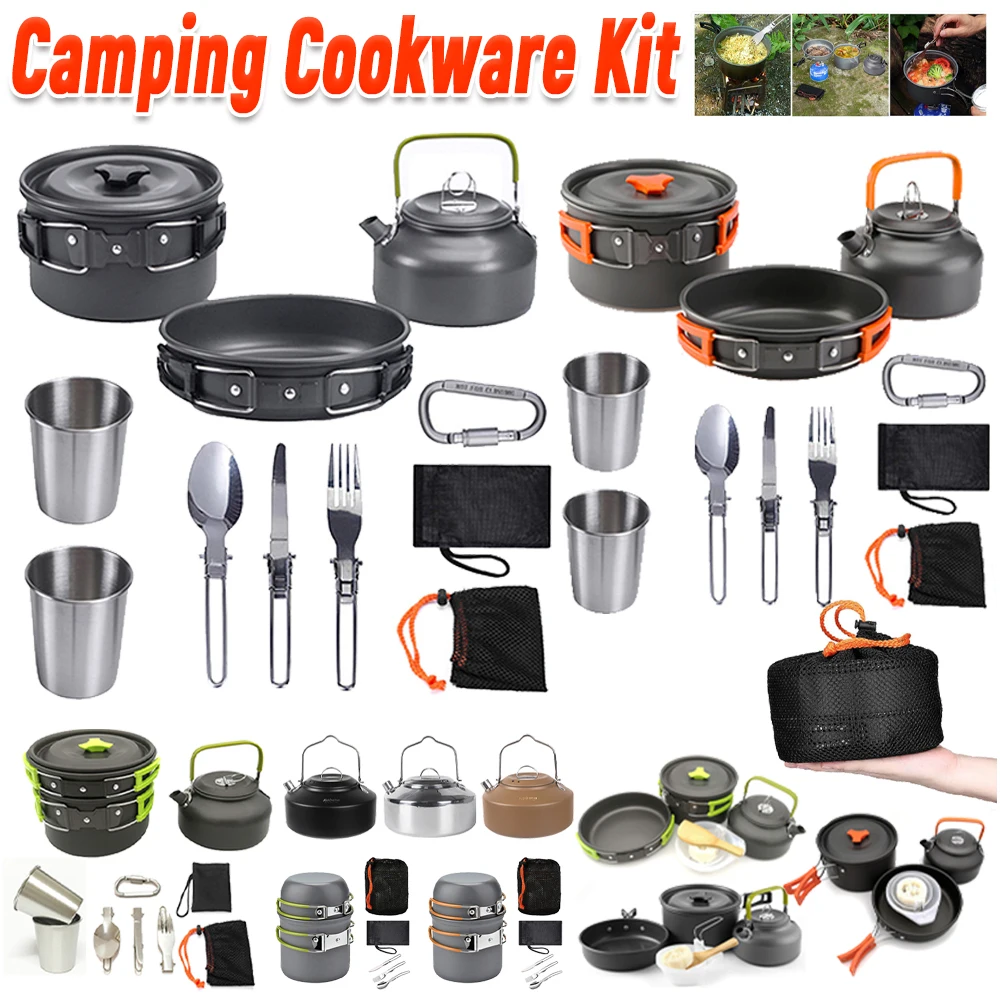 Kit de utensilios de cocina pa - Camping Hiking Cooking reseña y precio