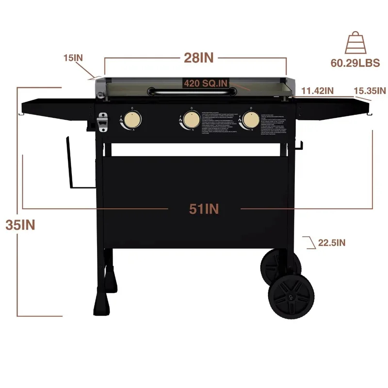 Estación de Cocina Portátil co - Camping Cooking Flat Top reseña y precio
