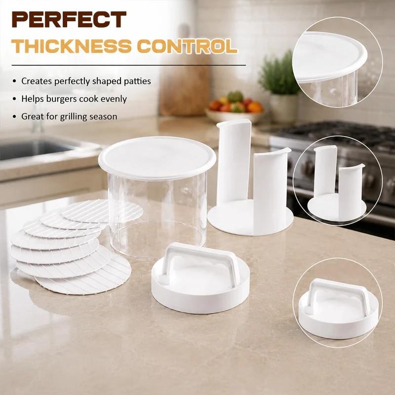 Molde para hacer hamburguesas, - Camping Cooking Container reseña y precio