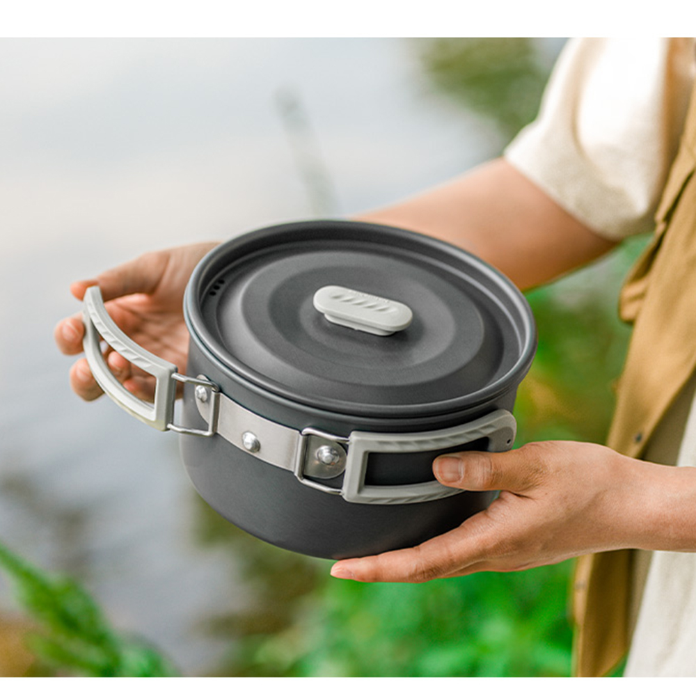 Naturehike-Juego de ollas al a - Camping Hiking Cooking reseña y precio