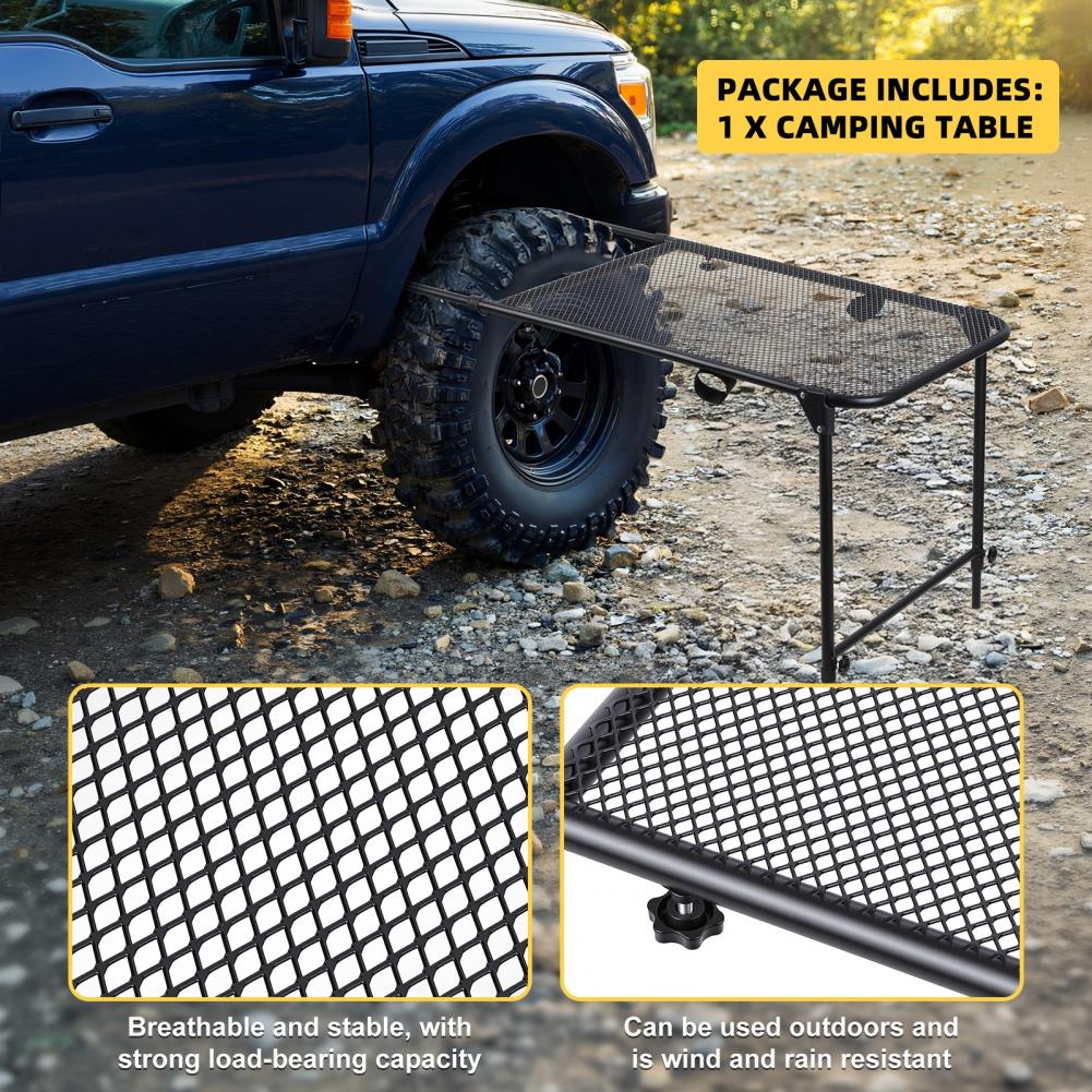 Mesa de camping para montar en - Camping Cooking Table reseña y precio